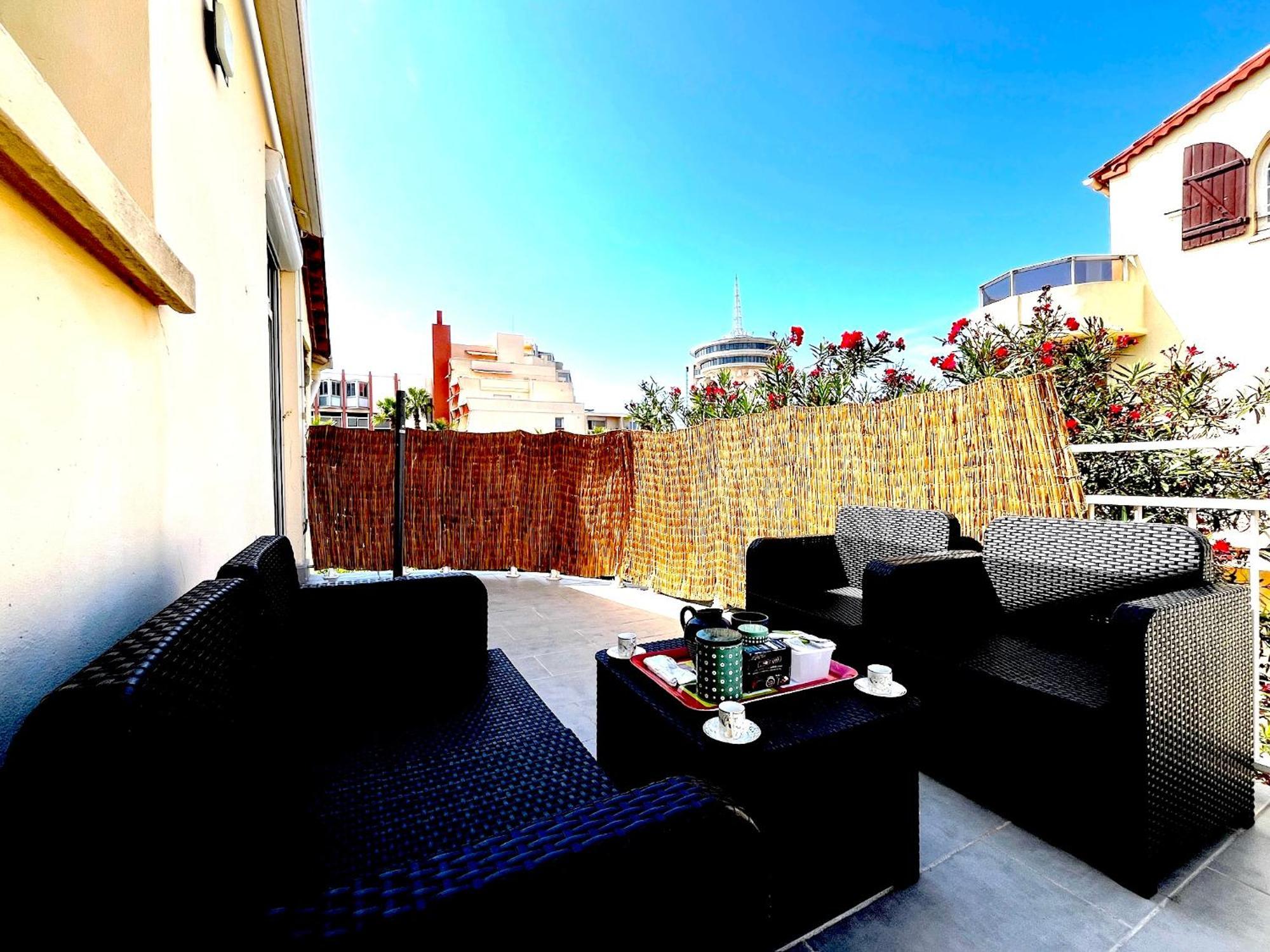 Villa Cantarela, Palavas Plage, Vue Mer Екстериор снимка